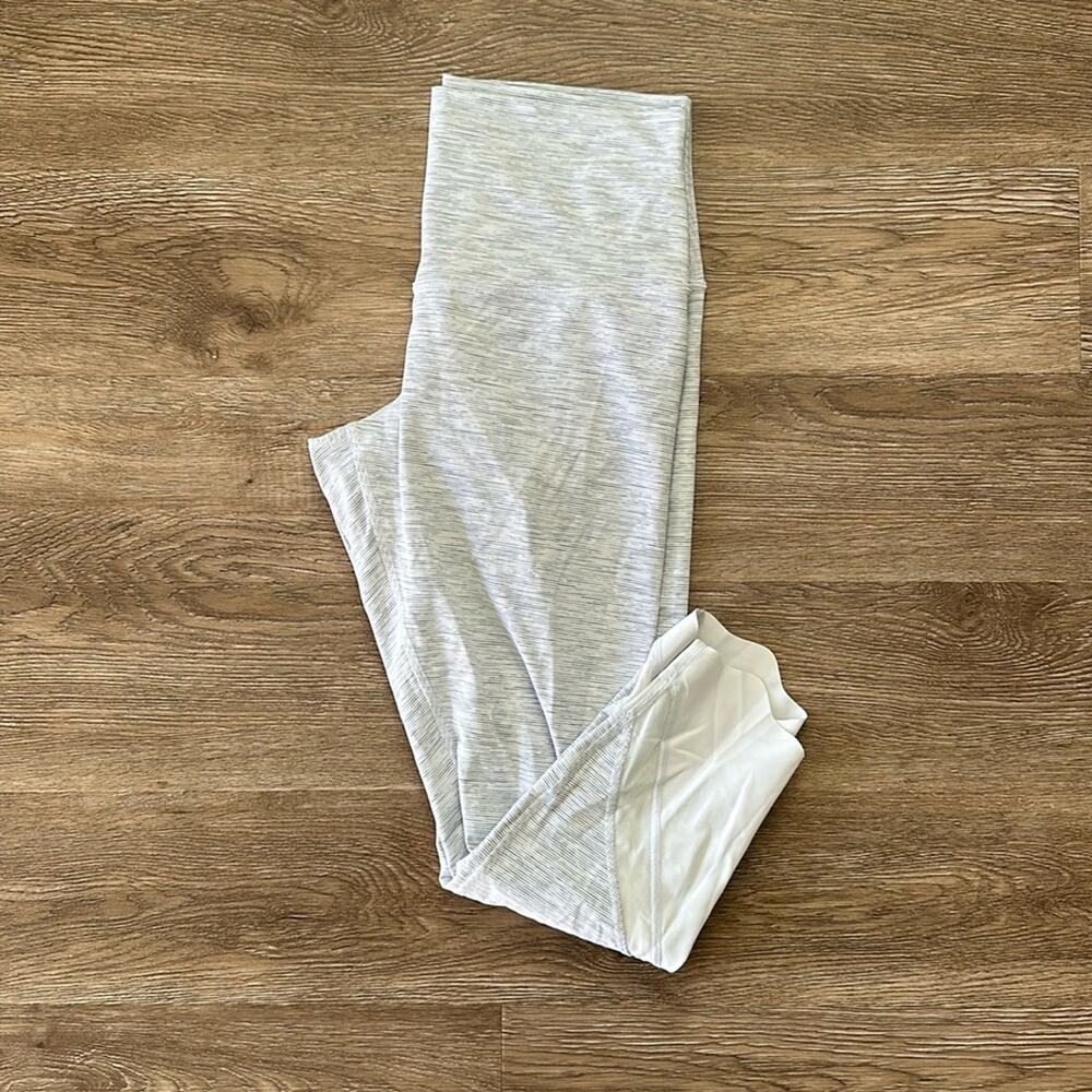 Lululemon Wunder Under Crop II Roll Down Scallop Luxtreme 24" Leggings Size 10